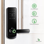 Cargue la imagen en el visor de la galería, Cerradura Inteligente Rocket House Huella Pin Wifi App - Rockethouse.com.mx