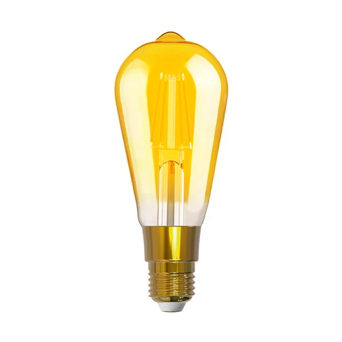 Foco Inteligente Led Rocket House Saint Luz Ámbar Wifi 7w Pack