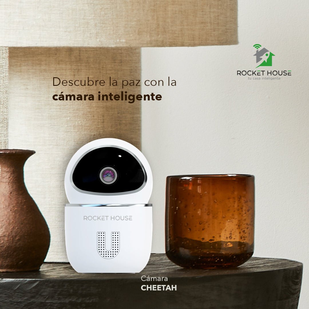 Cámara Smart Wifi Rocket House “Cheetah” para Interiores 1080p Full HD - Rockethouse.com.mx