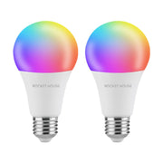 Foco Inteligente Led Rocket House Rainbow Rgb Wifi 11w Duo Pack - Rockethouse.com.mx