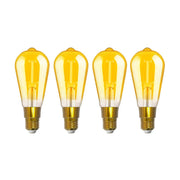 Foco Inteligente Led Rocket House Saint Luz Ámbar Wifi 7w 4 Pack - Rockethouse.com.mx