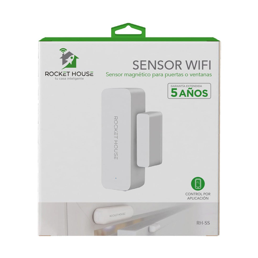 Sensor de Movimiento Rocket House "RH-SS" Wifi Inalámbrico para Puerta - Rockethouse.com.mx