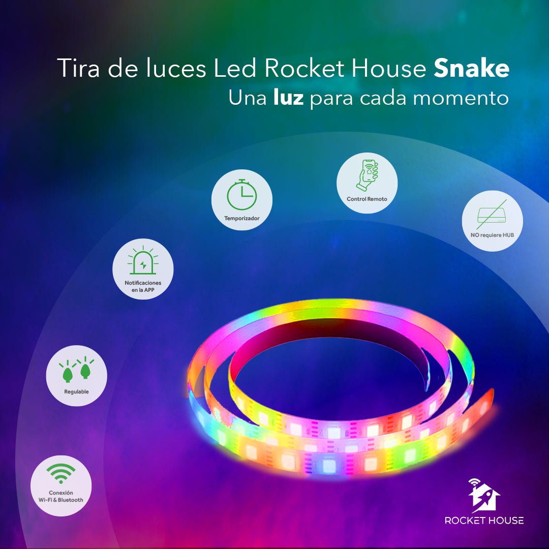 Tira De Luces Led Rocket House Snake - Rockethouse.com.mx